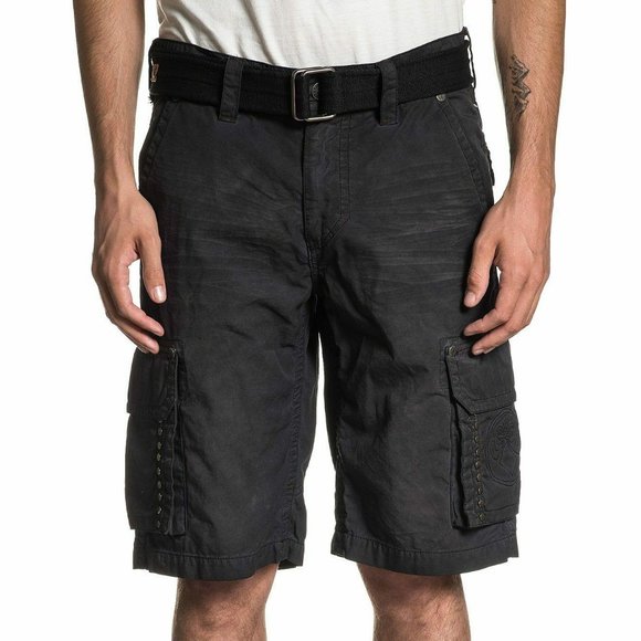 Affliction Other - AFFLICTION Mens CARGO Shorts OPTIMAL Embroidered